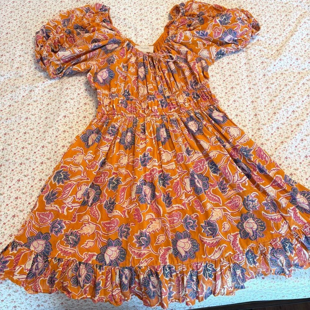 Cleobella Kalena  Floral Puff Sleeve Dress - Picture 6 of 8